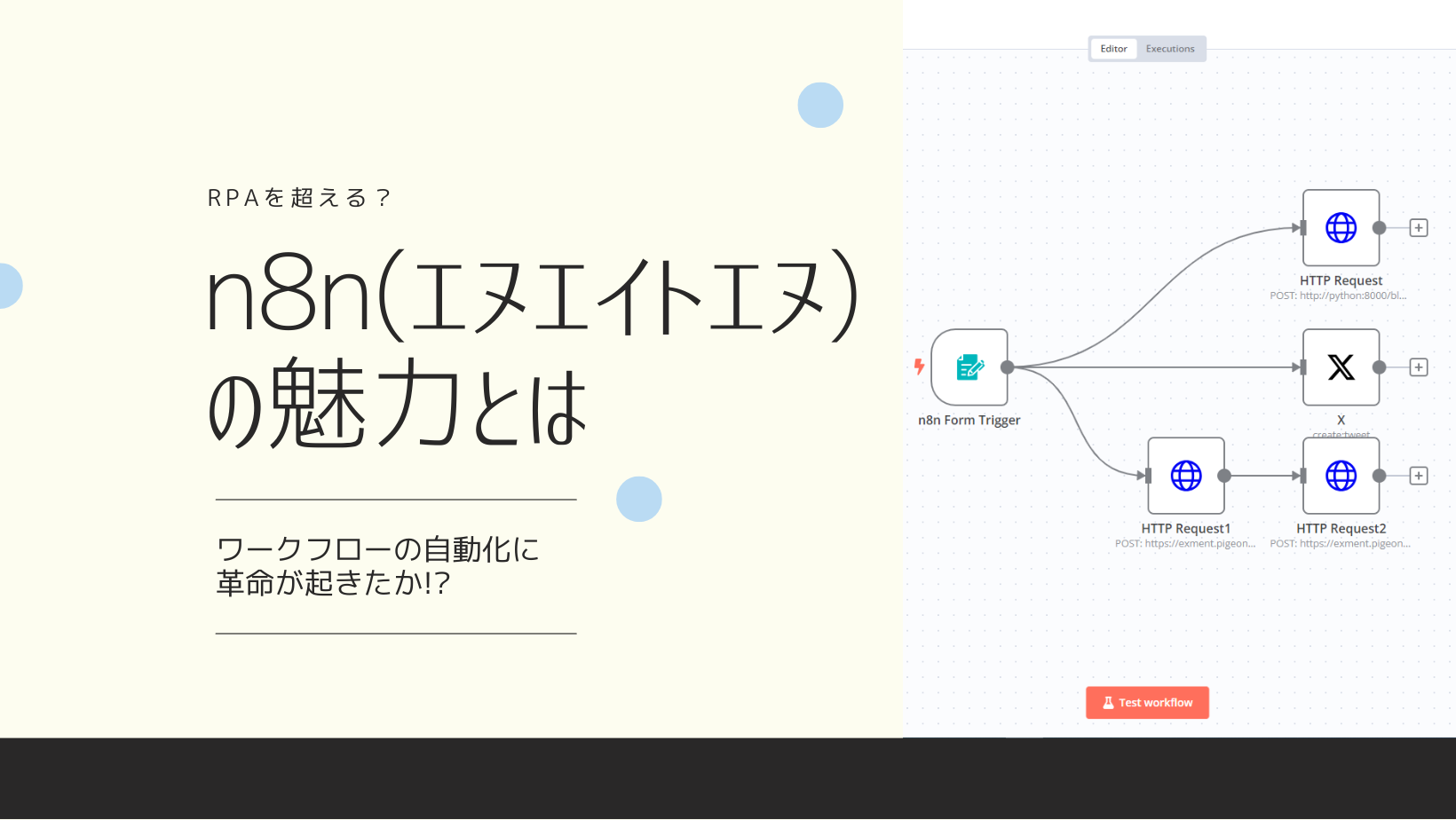 RPAを超えるワークフロー？n8nの魅力とは？できること、得意なことを紹介