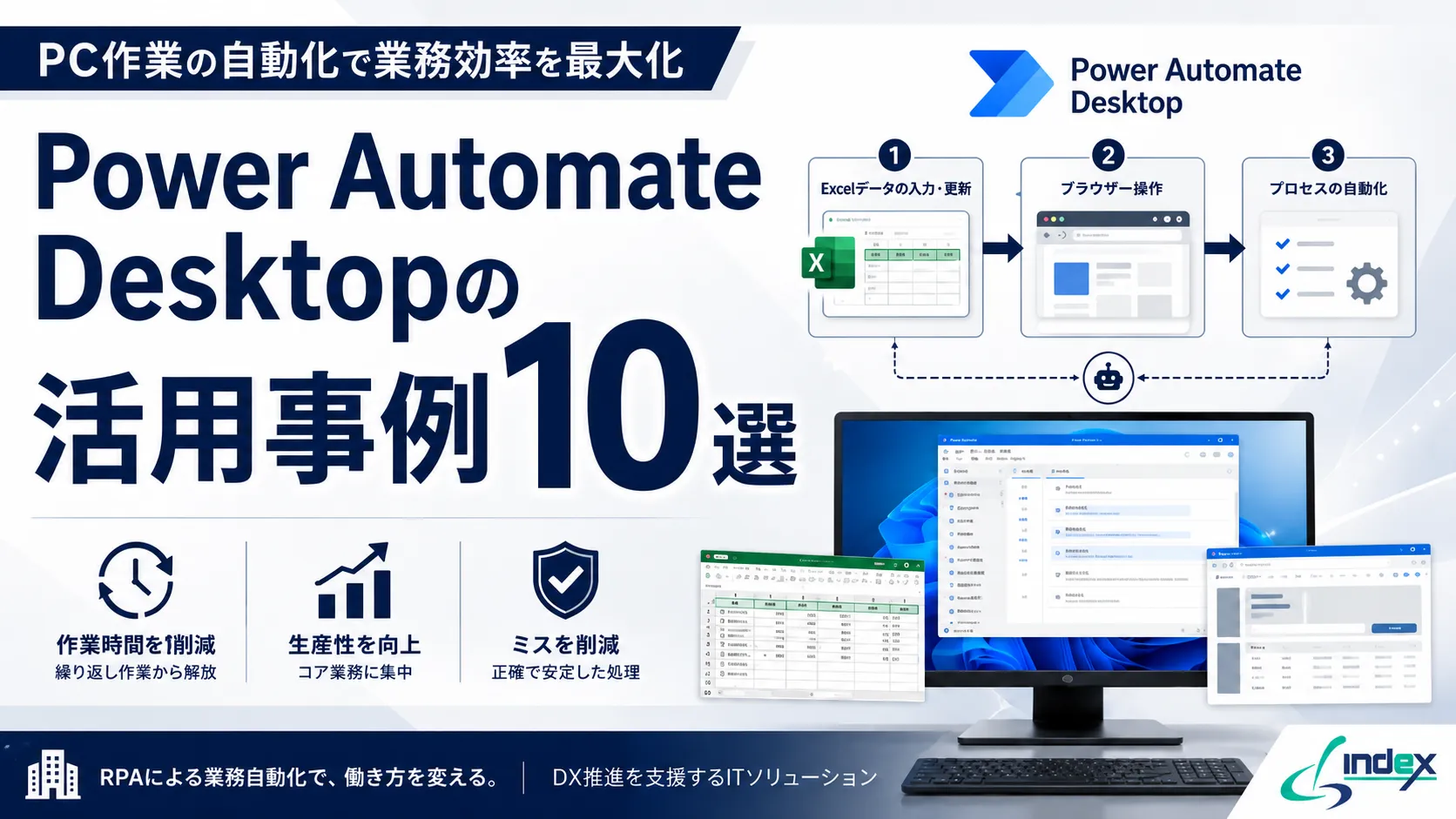 Power Automate Desktop（パワーオートメイト デスクトップ）の使い方・活用事例10選｜業務自動化の実践ガイド